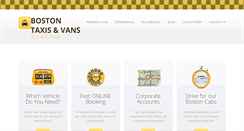 Desktop Screenshot of boston-taxis.com